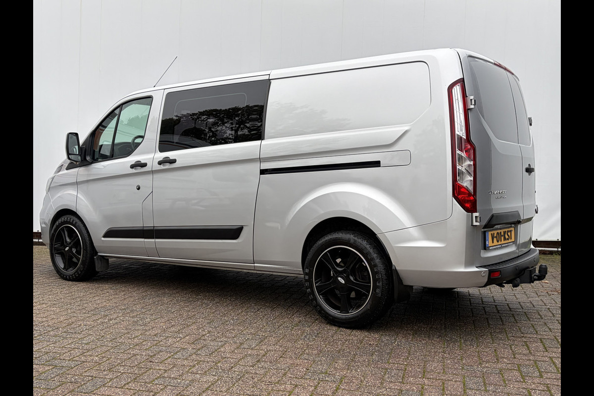 Ford Transit Custom 340 2.0 TDCI L2H1 Limited DC Trekhaak Adapt.Cruise Camera Carplay Stoelverw Voll.Onderhoud!