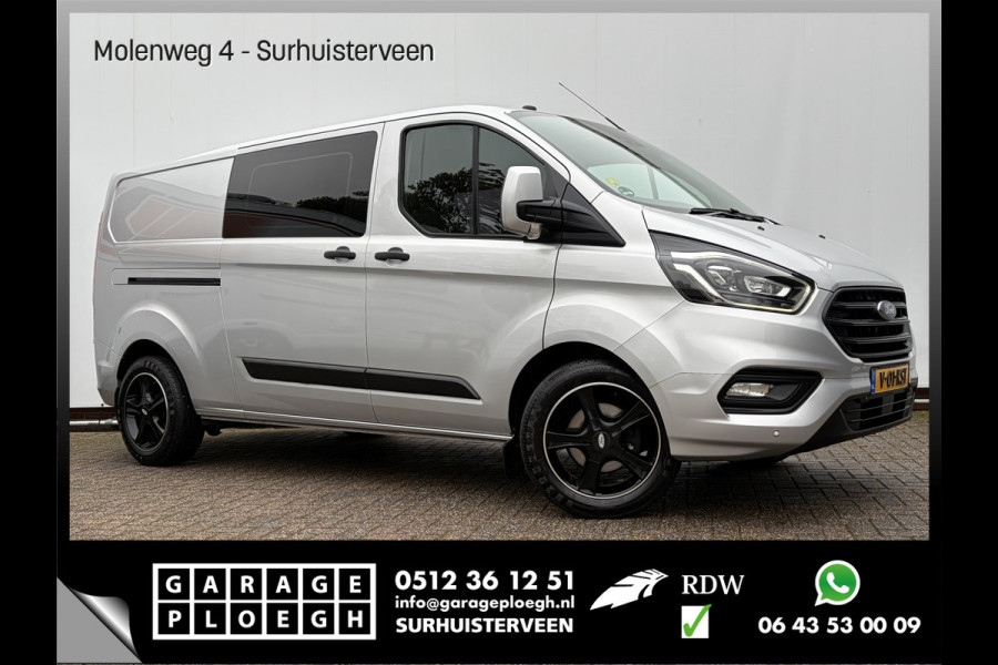 Ford Transit Custom 340 2.0 TDCI L2H1 Limited DC Trekhaak Adapt.Cruise Camera Carplay Stoelverw Voll.Onderhoud!