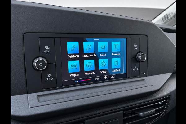 Volkswagen Caddy Cargo Maxi 2.0 TDI 102PK Navigatie by Carplay parkeersensoren Airco Bluetooth Zijschuifdeur In Hoogte Verstelbare Voorstoelen