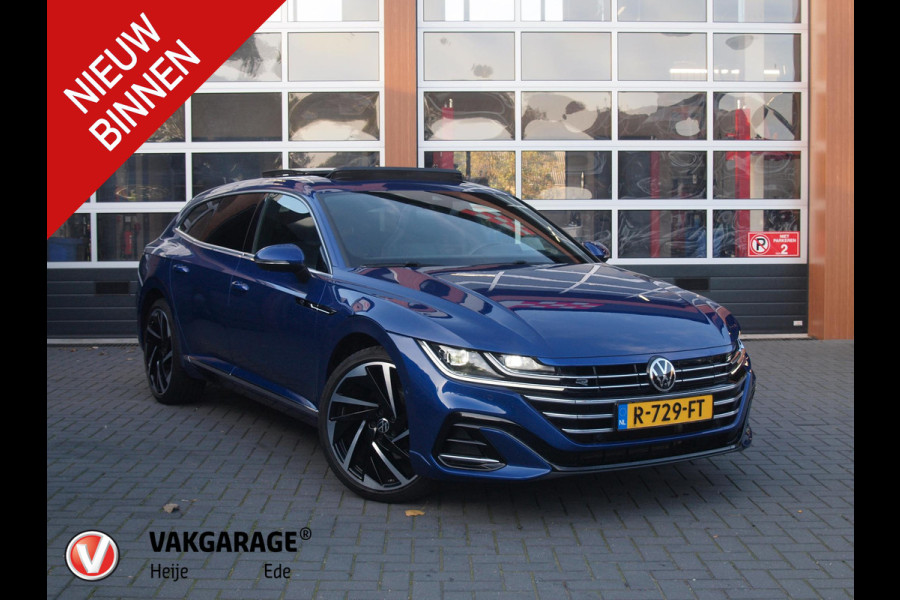Volkswagen Arteon Shooting Brake 1.4 TSI eHybrid R-Line Business+ | Panoramadak | Trekhaak | Head-Up Display | 360 Camera | Sfeerverlichting |