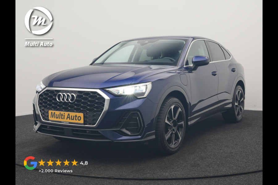 Audi Q3 Sportback 45 TFSI e Advanced Edition PHEV 245pk Dealer O.H | SOH 89,7% | Trekhaak Af Fabriek | Sportstoelen Memory & Verwarmd | Blis | Apple Carplay | DAB | Navigatie | Virtual | 19"L.M | Plug In Hybrid |