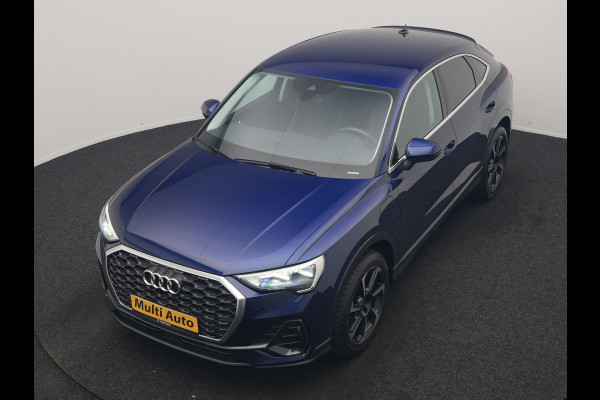 Audi Q3 Sportback 45 TFSI e Advanced Edition PHEV 245pk Dealer O.H | SOH 89,7% | Trekhaak Af Fabriek | Sportstoelen Memory & Verwarmd | Blis | Apple Carplay | DAB | Navigatie | Virtual | 19"L.M | Plug In Hybrid |