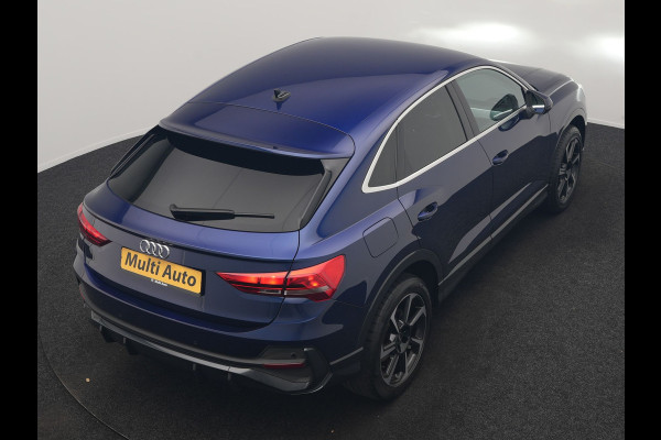 Audi Q3 Sportback 45 TFSI e Advanced Edition PHEV 245pk Dealer O.H | SOH 89,7% | Trekhaak Af Fabriek | Sportstoelen Memory & Verwarmd | Blis | Apple Carplay | DAB | Navigatie | Virtual | 19"L.M | Plug In Hybrid |