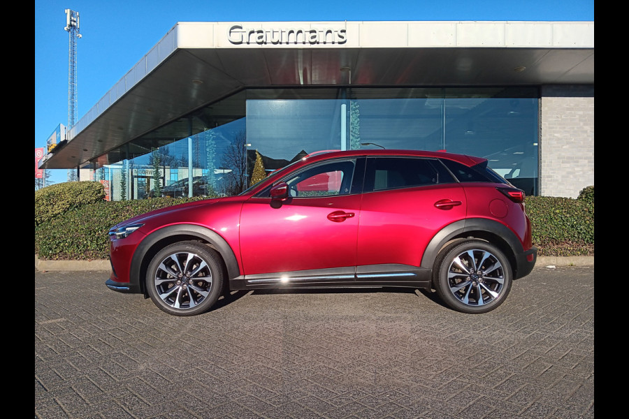 Mazda CX-3 2.0 SkyActiv-G 120 GT-M Line, Leder, Navi, Clima, Head-up, etc. incl. 12 MND BOVAGGARANTIE
