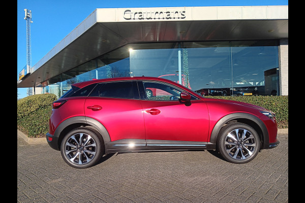 Mazda CX-3 2.0 SkyActiv-G 120 GT-M Line, Leder, Navi, Clima, Head-up, etc. incl. 12 MND BOVAGGARANTIE
