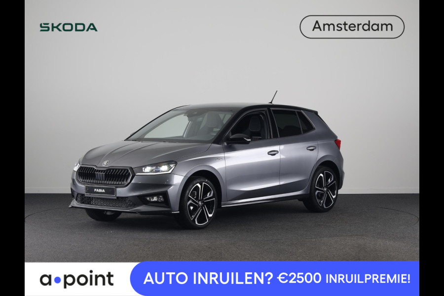 Škoda Fabia Monte Carlo 1.0 TSI 115 pk 7 versn. DSG | Navigatie pakket | Travel assist | Licht en Zicht plus | Verwarmbare voorstoelen | 18 inch lichtmetalen velgen