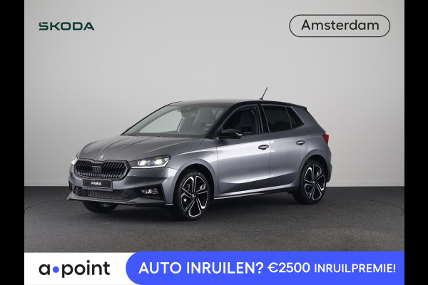 Škoda Fabia Monte Carlo 1.0 TSI 115 pk 7 versn. DSG | Navigatie pakket | Travel assist | Licht en Zicht plus | Verwarmbare voorstoelen | 18 inch lichtmetalen velgen