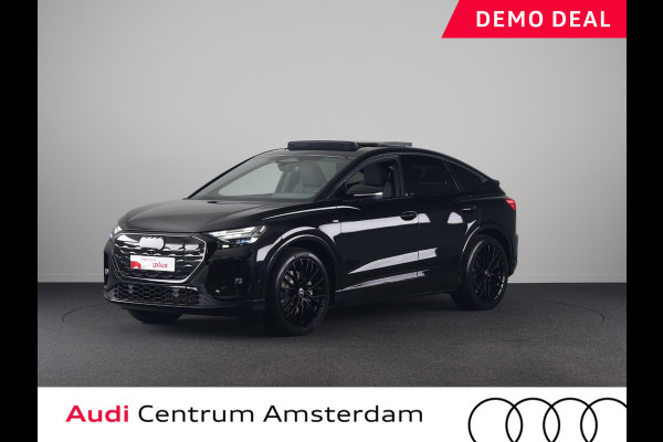 Audi Q4 Sportback e-tron S edition 82 kWh 286 pk | Techniekpakket plus | Glazen panoramadak | Optiekpakket zwart-glanzend | Trekhaak |