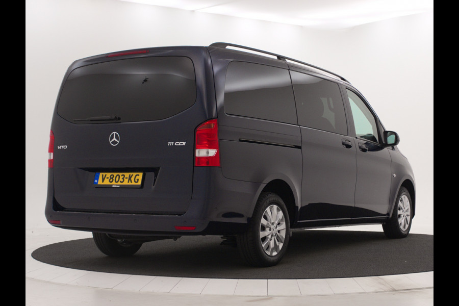 Mercedes-Benz Vito 111 CDI L dubbel cabine, airco, navigatie, parkeersensoren lease Edition, lage bijtelling !! 24 mnd garantie + 2 onderhoudsbeurten GRATIS