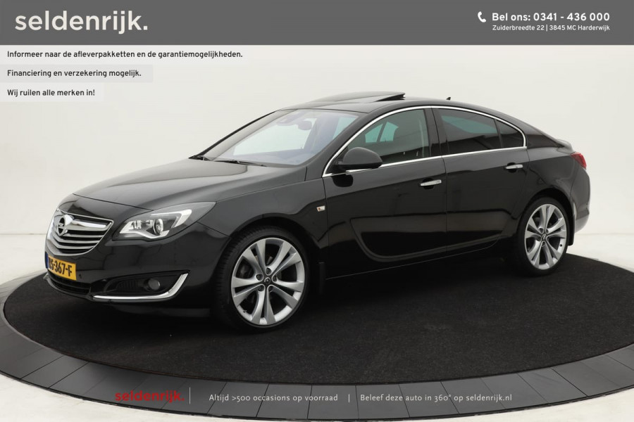 Opel Insignia 1.6 Turbo 170pk Cosmo Automaat | Xenon | Keyless | Schuifdak | Navigatie | Volleder | PDC v+a