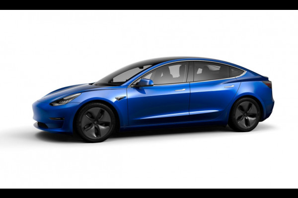 Tesla Model 3 Long Range AWD (ex BTW) Deep Blue/Zwart