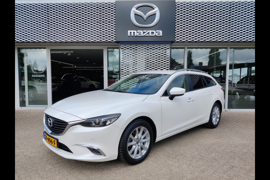 Mazda 6 Sportbreak 2.0 SkyActiv-G 165 TS+ Automaat BOSE-LEER | TREKHAAK | CLIMATE-CONTROL | LEDER | CAMERA | STOELVERWARMING | RIJKLAARPRIJS