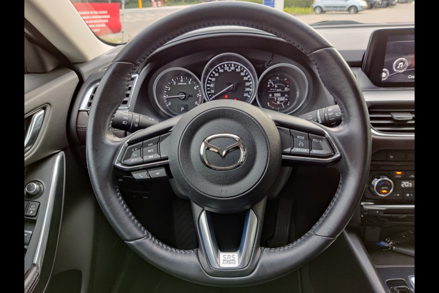 Mazda 6 Sportbreak 2.0 SkyActiv-G 165 TS+ Automaat | CRUISE-CONTROL | LEDER | NAVIGATIE | PARK-ASSIST | RIJKLAARPRIJS